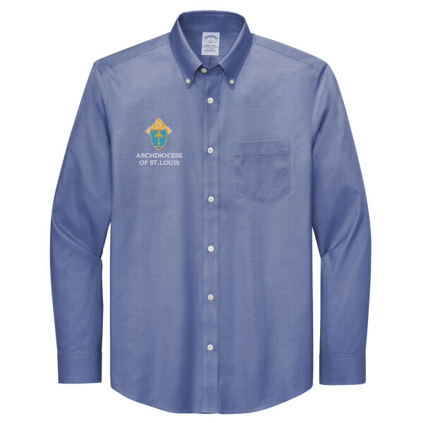 The Archdiocese of St. Louis Embroidered - Men's Tall Wrinkle Free Stretch Pinpoint Shirt Thumbnail