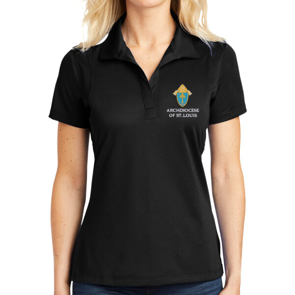 The Archdiocese of St. Louis Embroidered - Ladies Micropique Sport Wick ® Polo Thumbnail