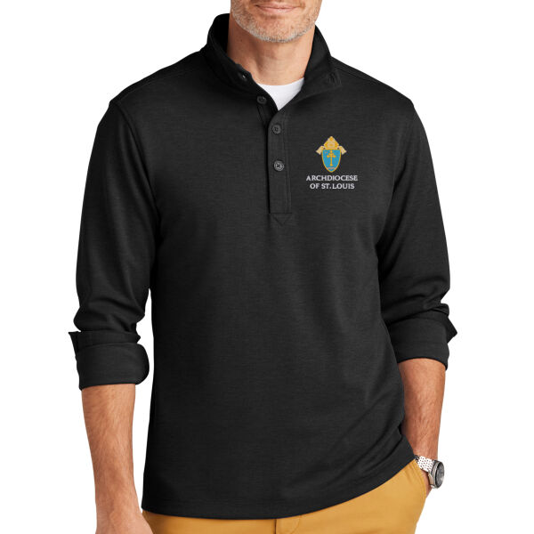 The Archdiocese of St. Louis Embroidered - Men's Mid Layer Stretch 1/2 Button Thumbnail