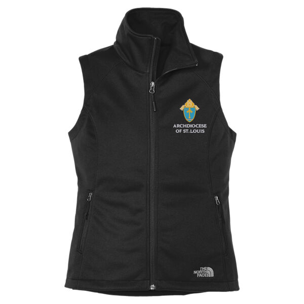 The Archdiocese of St. Louis Embroidered - Ladies Ridgewall Soft Shell Vest Thumbnail