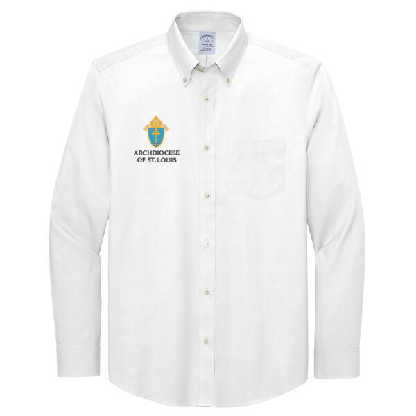 The Archdiocese of St. Louis Embroidered - Men's Tall Wrinkle Free Stretch Pinpoint Shirt Thumbnail