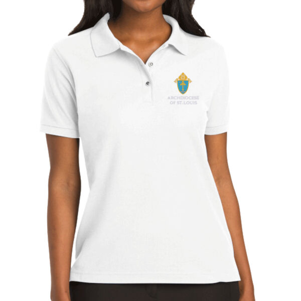 The Archdiocese of St. Louis Embroidered - Women's Silk Touch Polo - L500 - Women's Silk Touch Polo Thumbnail
