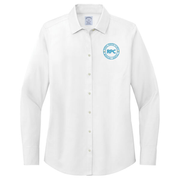 Rural Parish Clinic Embroidered - Women's Wrinkle Free Stretch Pinpoint Shirt Thumbnail