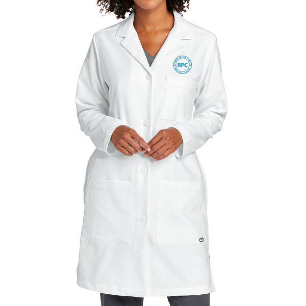 Rural Parish Clinic Embroidered - Women's Long Lab Coat Thumbnail
