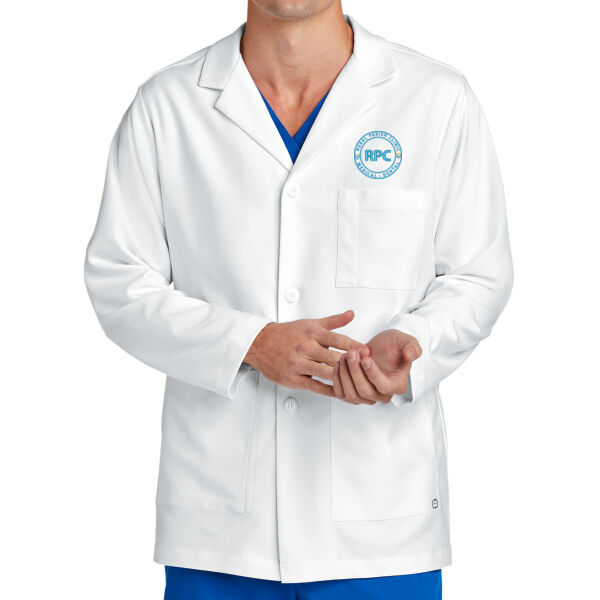 Rural Parish Clinic Embroidered - Men's Consultation Lab Coat Thumbnail