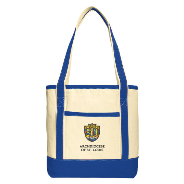 Port Authority Archdiocese of St. Louis Bicentennial Embroidered- - Medium Cotton Canvas Tote Thumbnail
