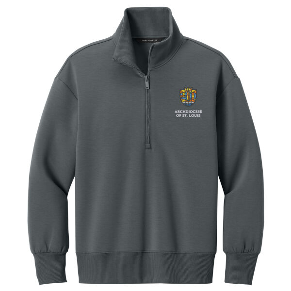 Mercer+Mettle Archdiocese of St. Louis Bicentennial Embroidered- - Women's Soft Spacer 1/4 Zip Thumbnail