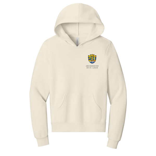 Bella + Canvas Archdiocese of St. Louis Bicentennil Printed- - Youth Sponge Fleece Pullover Hoodie Thumbnail